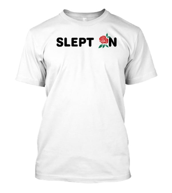 Ryan Clark Wearing Slept On Vintage Floral Rose Motif T-Shirt