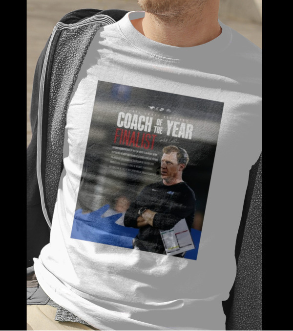 2024 Eddie Robinson Coach Of The Year Finalist SMU Mustangs Recognizing Outstanding Contributions T-Shirt