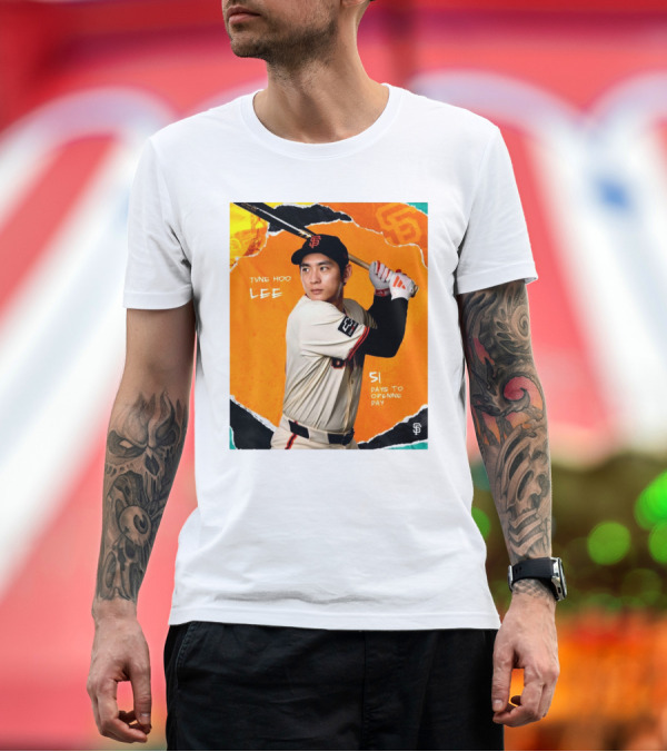 Premium T-Shirt: San Francisco Giants Jung Hoo Lee 51 Days to Opening Day T-Shirt San Francisco Giants Jung Hoo Lee 51 Days to Opening Day T-Shirt