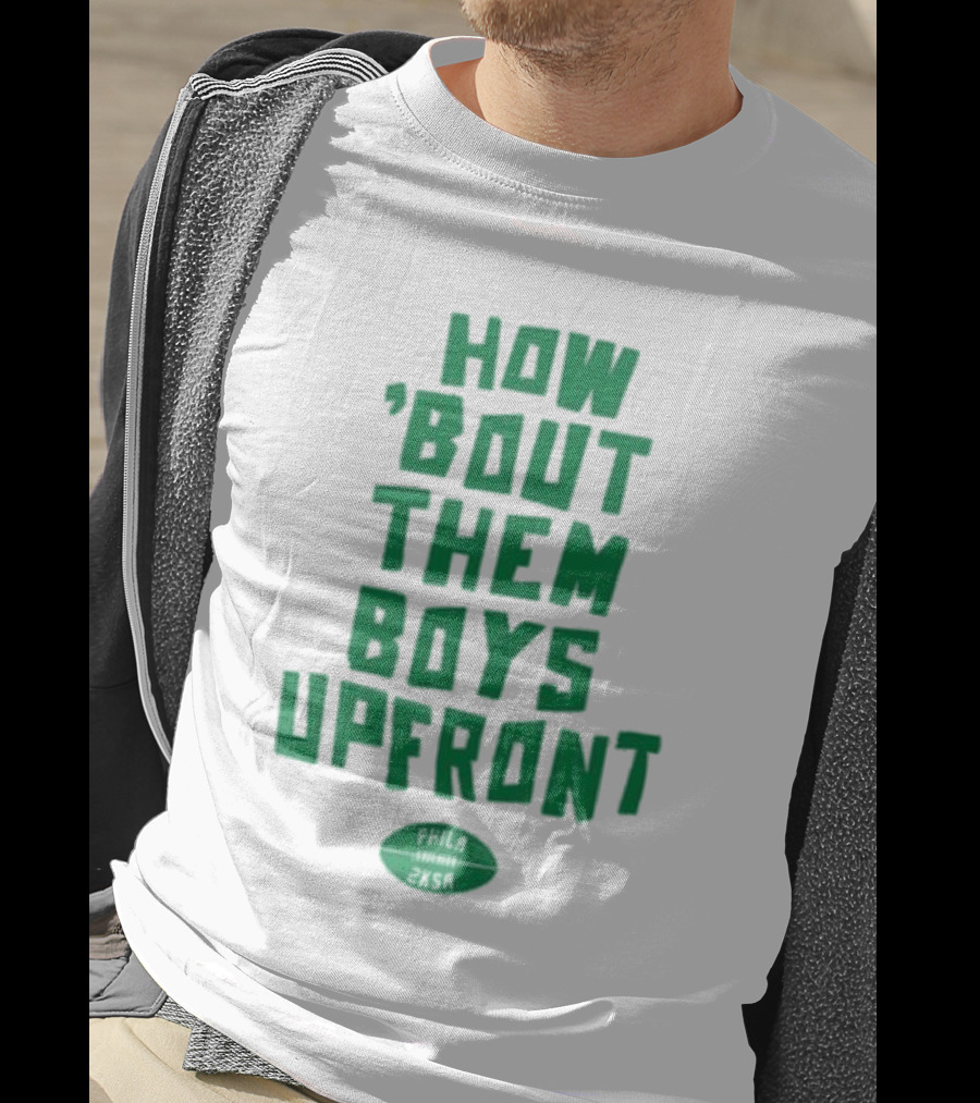 Saquon Barkley 2KSA How 'Bout Them Boys Upfront Football T-Shirt