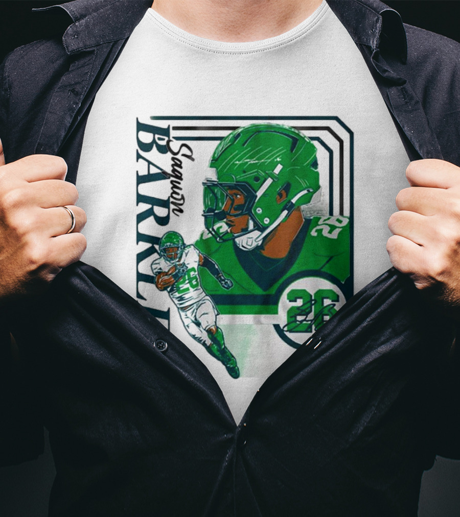 Barkley 26 NFL Philadelphia Eagles Signature Collage T-Shirt