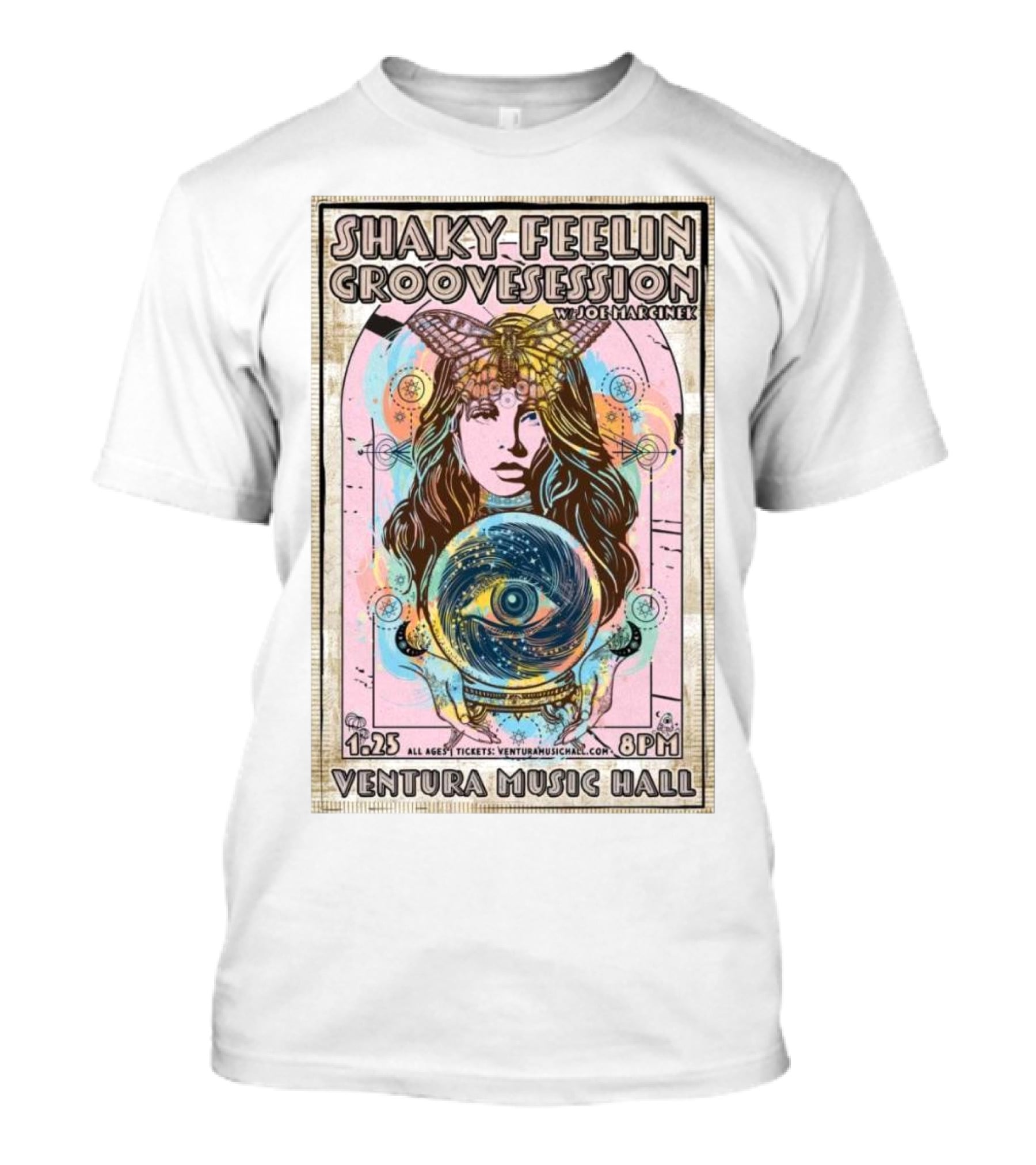 Shaky Feelin Groovession W/ Joe Marcinek Ventura Music Hall 1:25 8PM T-Shirt