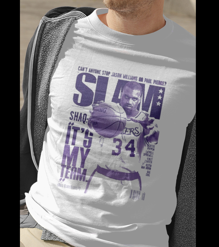 SLAM Shaquille O’Neal Lakers It's My Team 34 T-Shirt