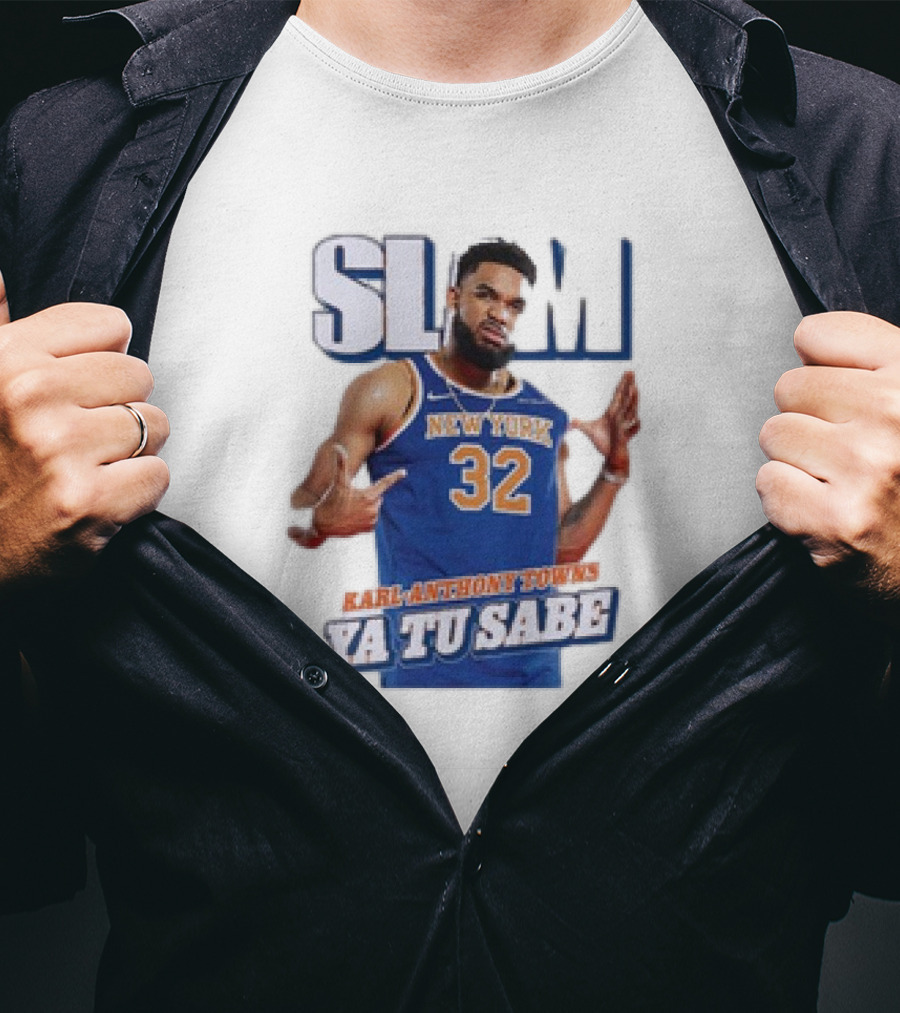 SLAM New York Karl-Anthony Towns Ya Tu Sabe T-Shirt