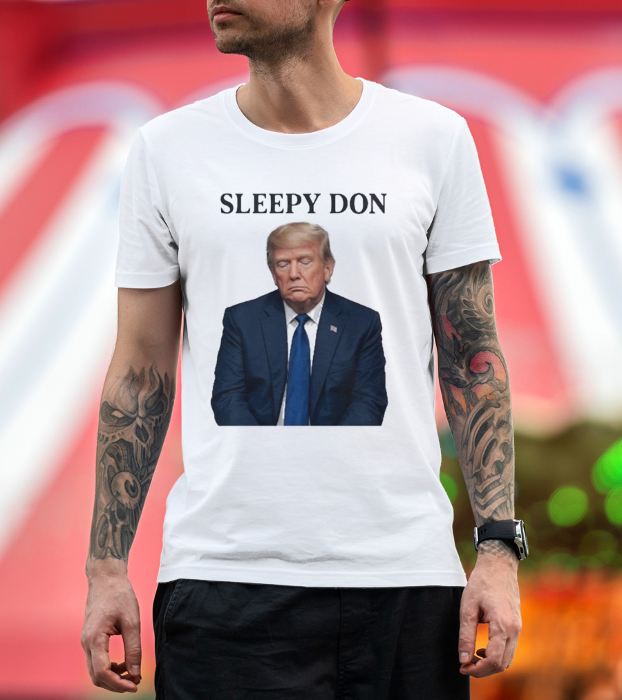 Sleepy Don Donald Trump Sleepy Joe Image T-Shirt