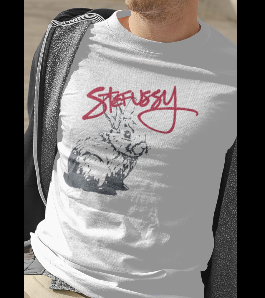 Stefussy Bunny Stussy Graphic T-Shirt