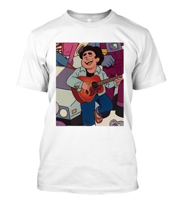 Steven's Journey Growing Up With Guitar And Crystal Gems Adventures T-Shirt