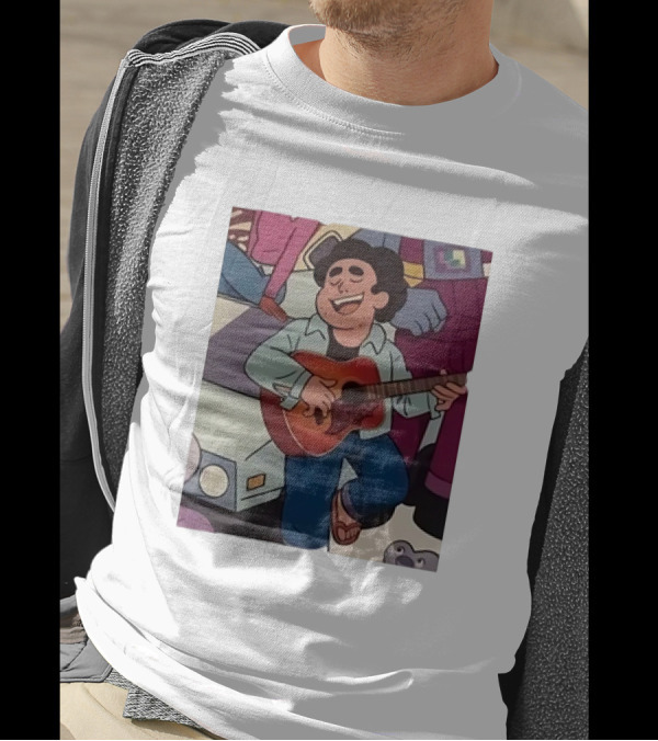 Steven's Journey Growing Up With Guitar And Crystal Gems Adventures T-Shirt