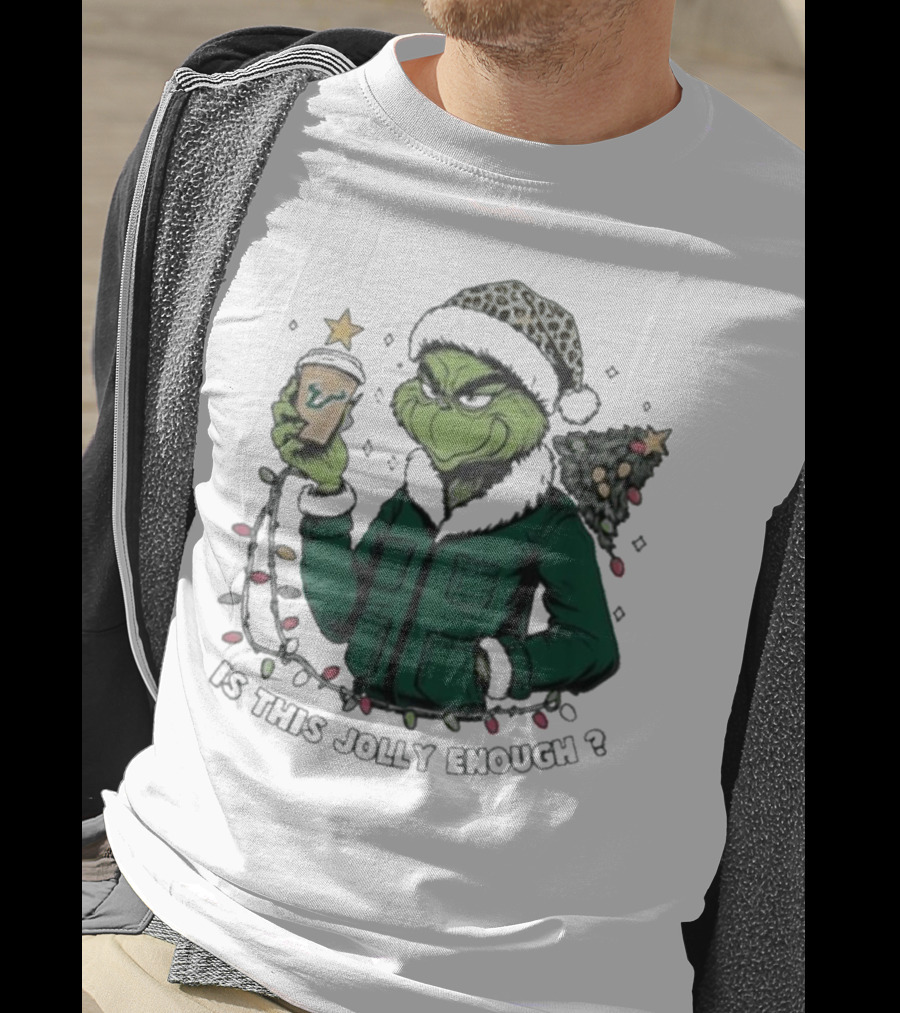 South Florida Bulls Santa Grinch Is This Jolly Enough Merry Christmas T-Shirt
