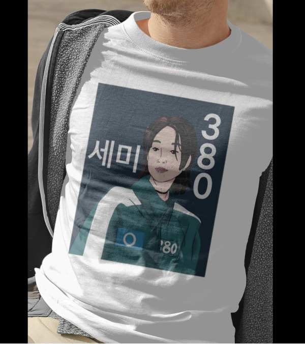 Squid Game Season 2 Se Mi Player 380 Korean Text Visual T-Shirt