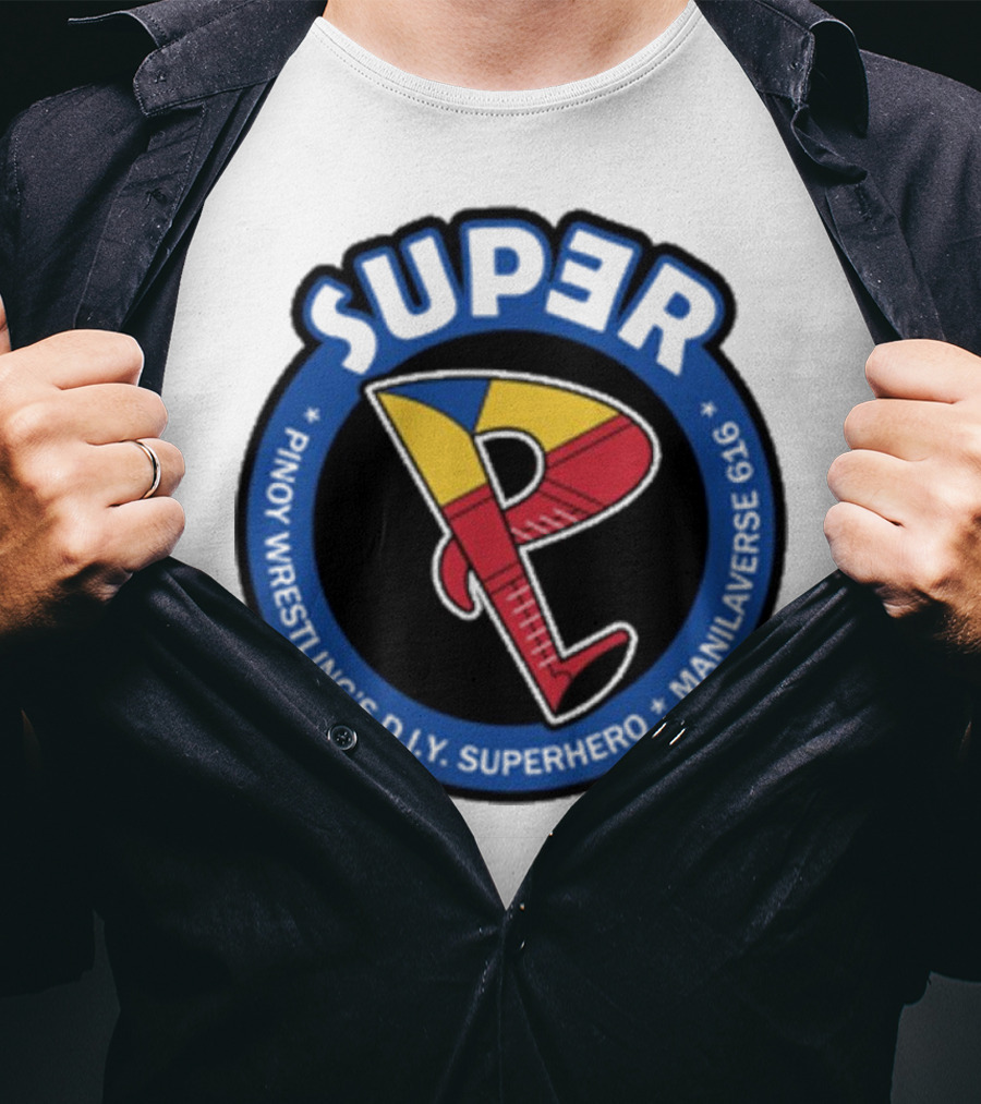 Super Pinoy Wrestling D.i.y Superhero Manila Verse 616 T-Shirt