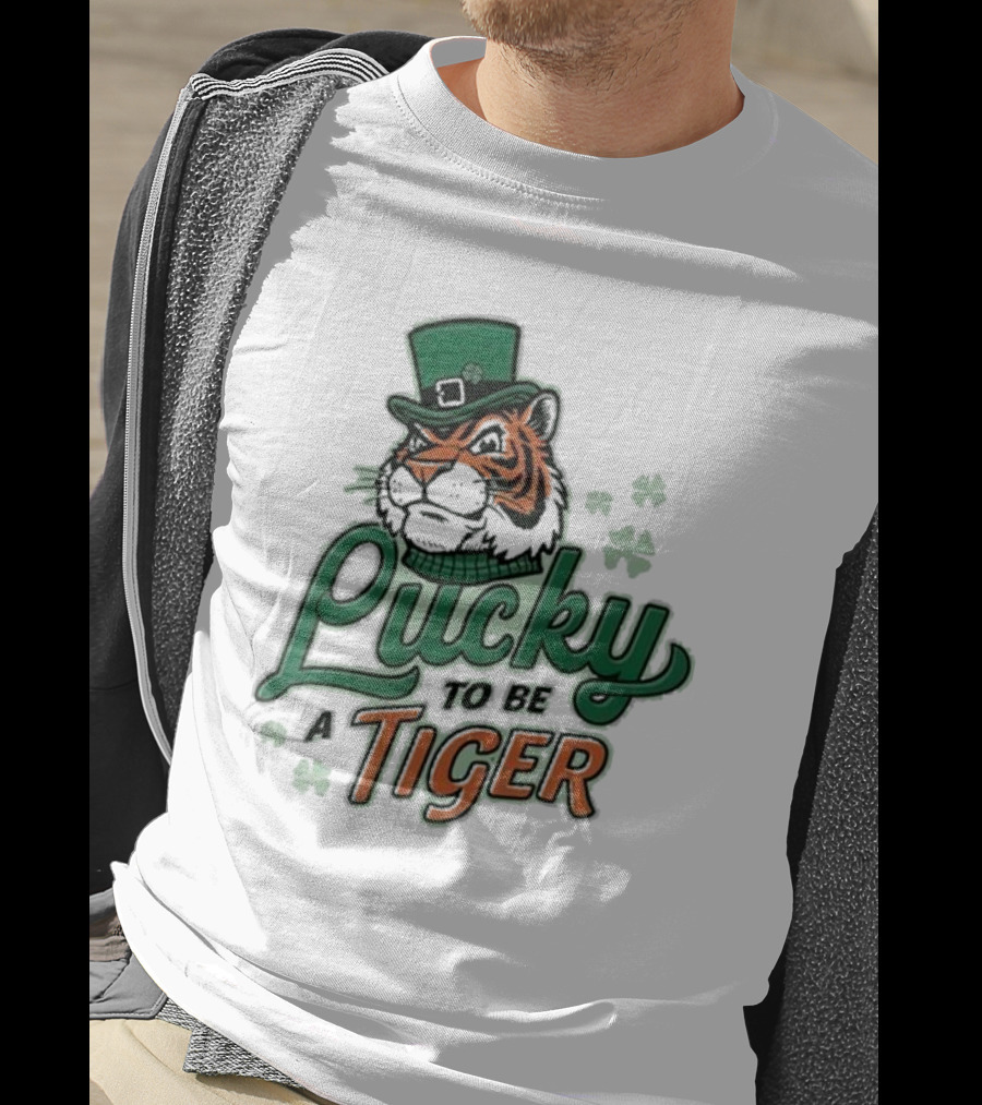Lucky To Be A Tiger St. Patty Banks Theme T-Shirt