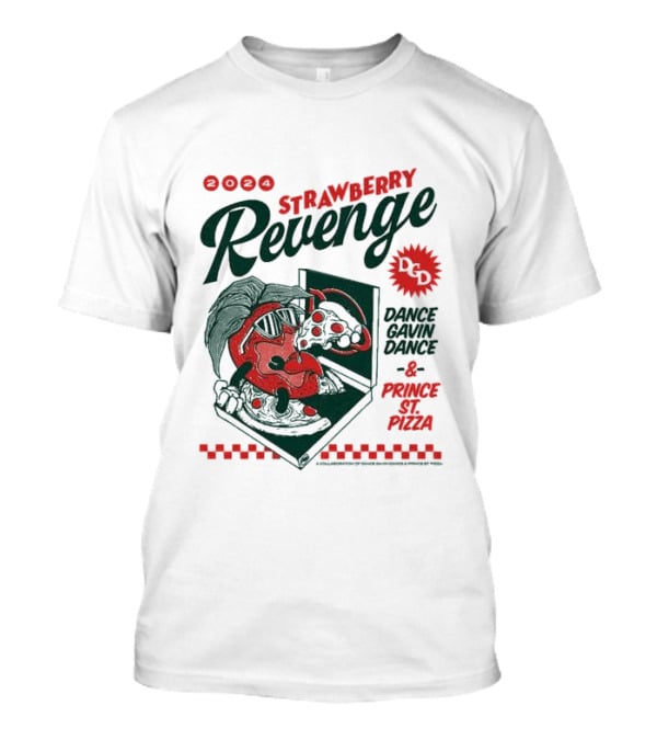 Strawberry Revenge Dance Gavin Dance Pizza Parody Pizza T-Shirt