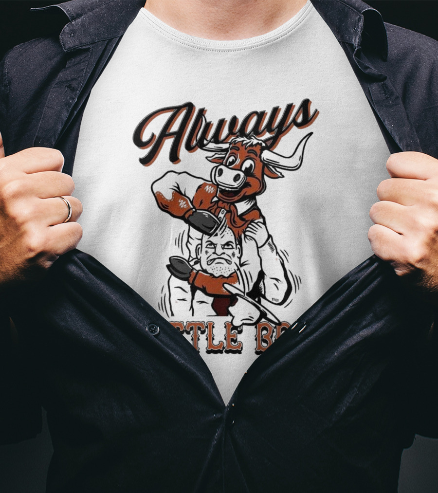 Always Little Bro Texas Longhorns Mascot T-Shirt
