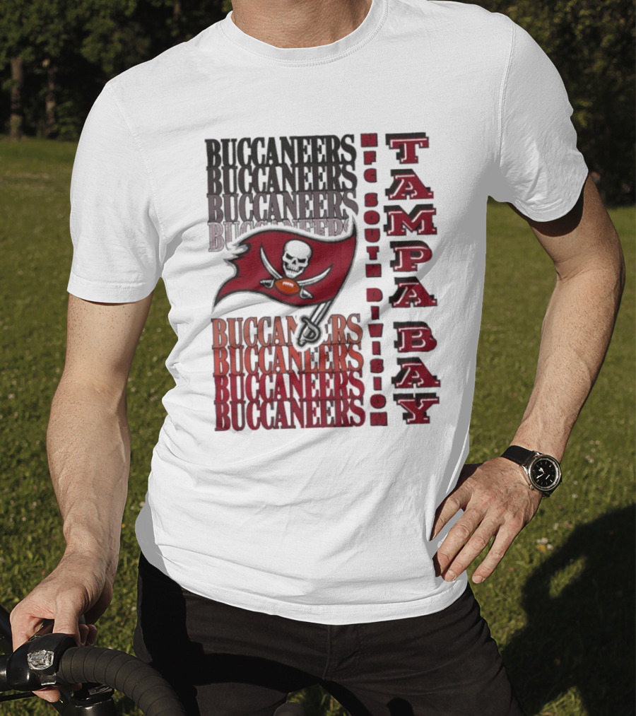 Buccaneers NFC South Division Tampa Bay Football Fan Gear T-Shirt