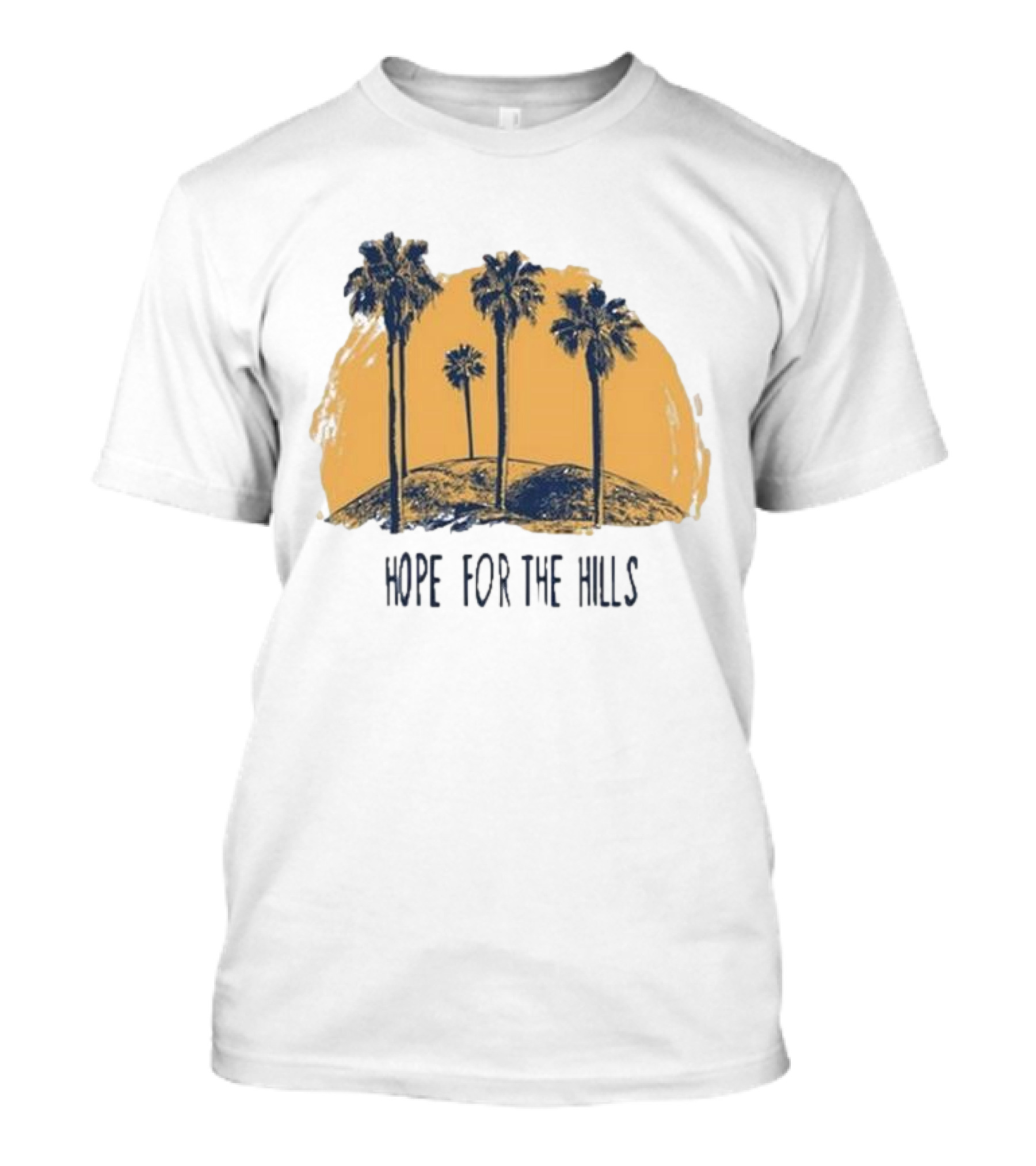 Tanner Christian Courtad Hope For The Hills Scenic Palms And Landscape T-Shirt