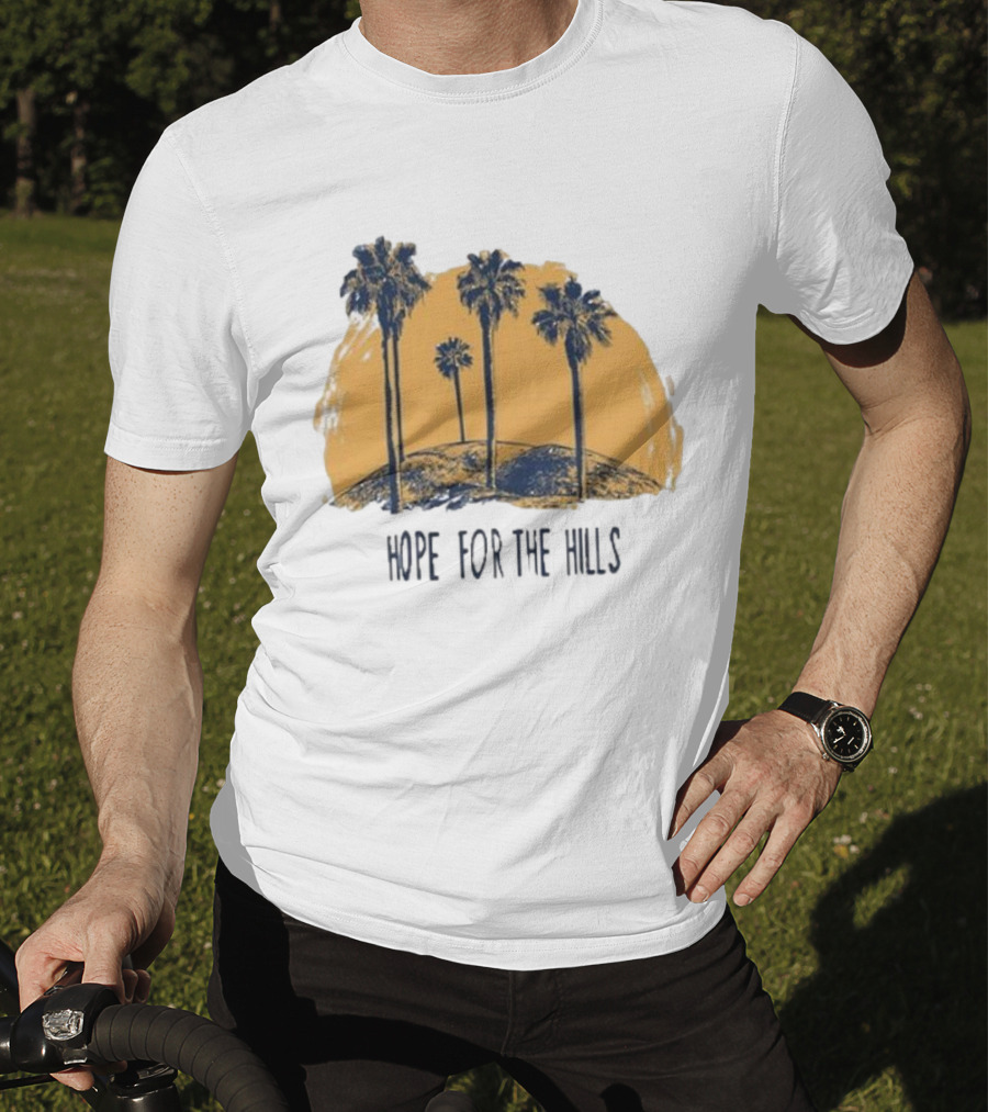 Tanner Christian Courtad Hope For The Hills Scenic Palms And Landscape T-Shirt