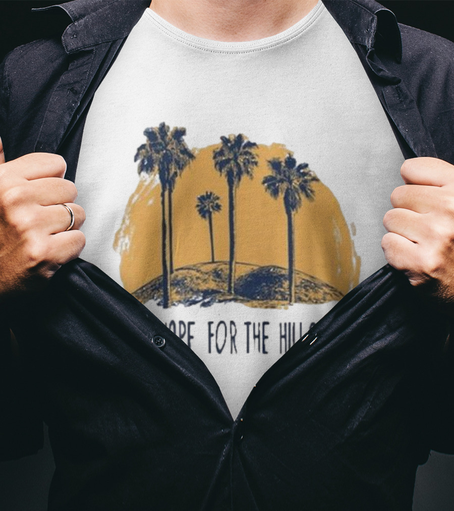 Tanner Christian Courtad Hope For The Hills Scenic Palms And Landscape T-Shirt