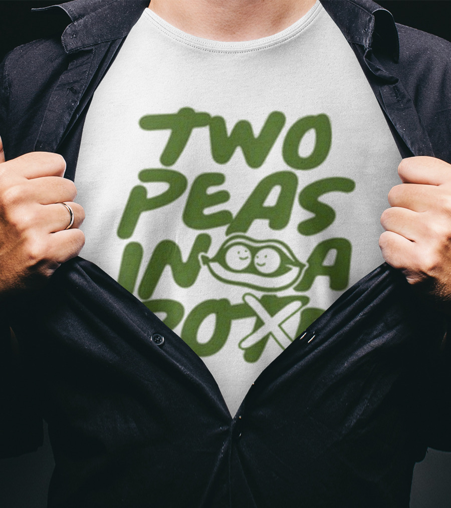 Two Peas In A Pod Tanner Smith Playful Pea Doodle T-Shirt