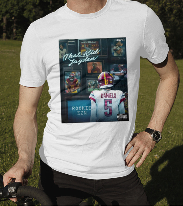 ESPN Rookie SZN That Kid Jayden Daniels Washington 5 T-Shirt