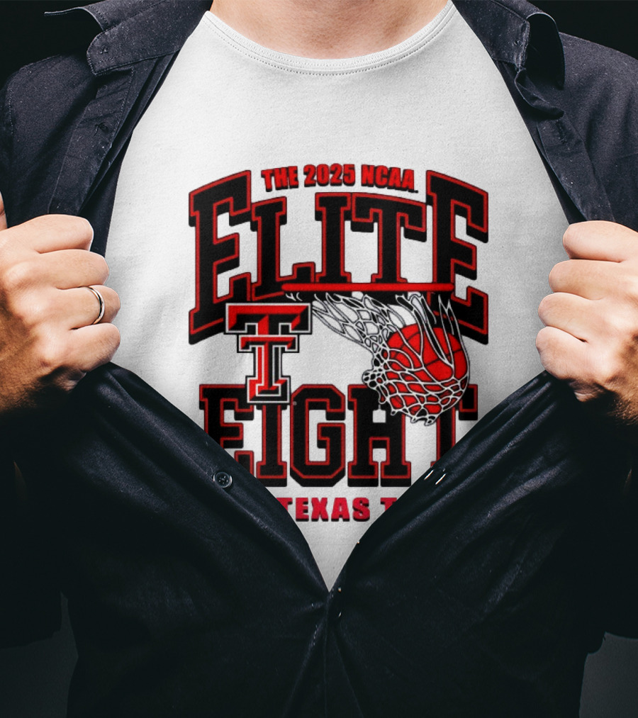 The 2025 NCAA Elite Eight Texas Tech Red Raiders March Madness T-Shirt