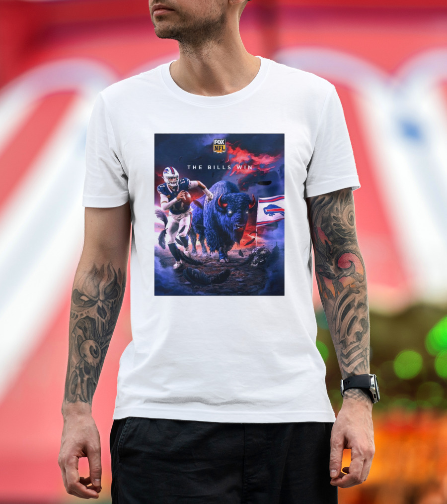 FOX NFL The Bills Win Buffalo Moving On To AFC Championship T-Shirt