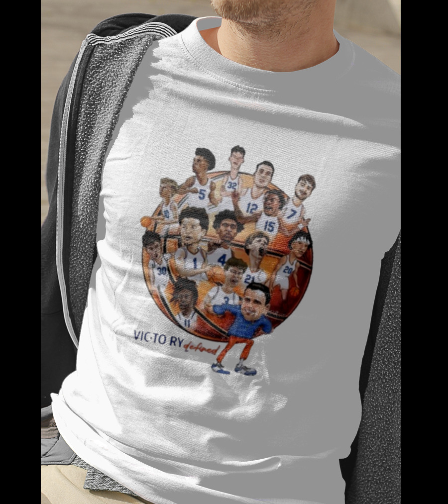 Victorious Gatorsmbk Florida Basketball Caricature Players Team Number 1 T-Shirt