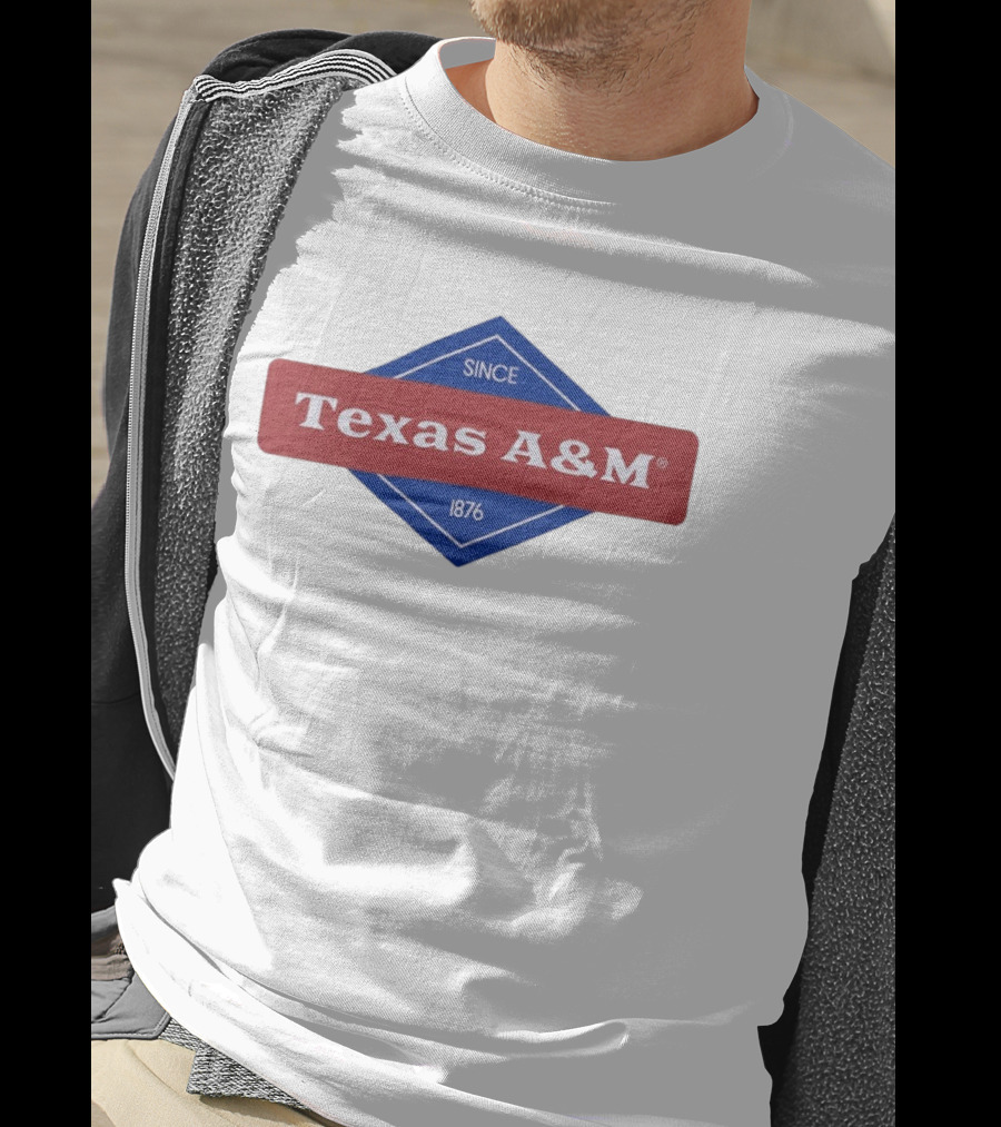 Texas A&M Since 1876 Diamond Logo T-Shirt
