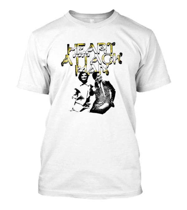 The Kennedys Heart Attack Man Sketched Character And Text T-Shirt