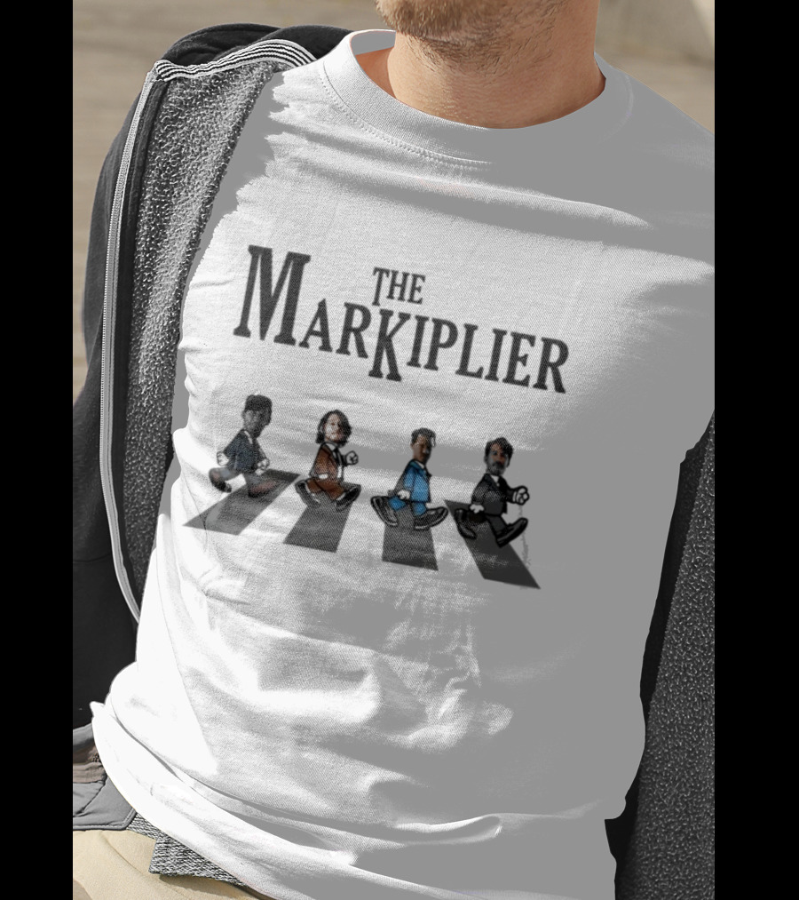 Markiplier Egos Walk Abbey Road In Iconic Tribute Style T-Shirt