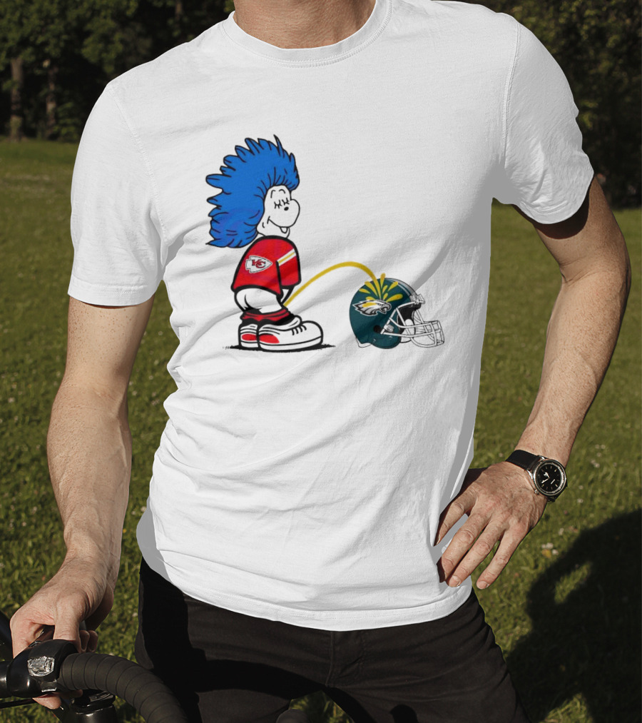 Thing One Kansas City Chiefs Piss On Philadelphia Eagles 2025 T-Shirt