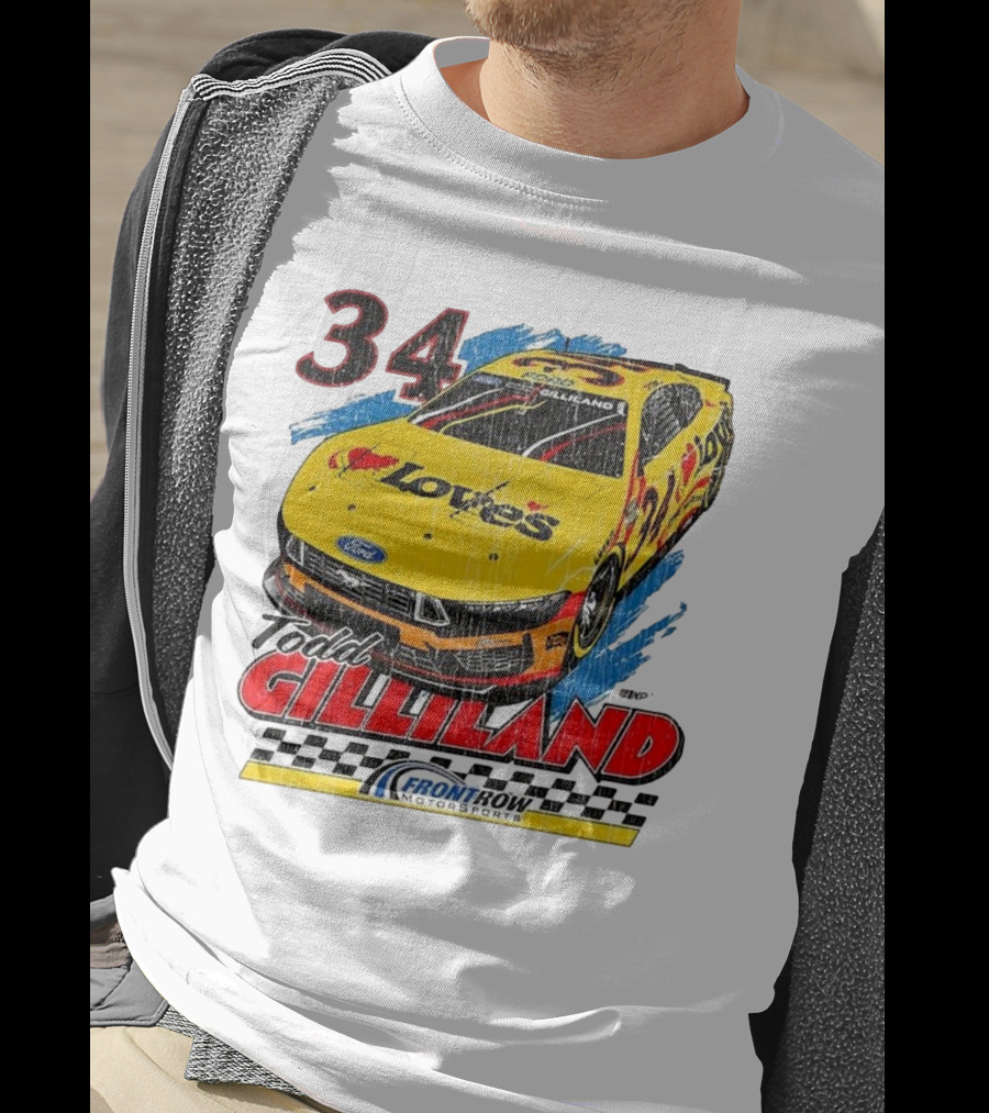 Todd Gilliland 34 Love's Front Row Motorsports Car T-Shirt
