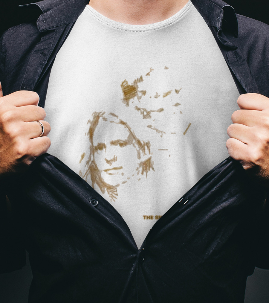 The Swell Season Natural Outline Face Design T-Shirt