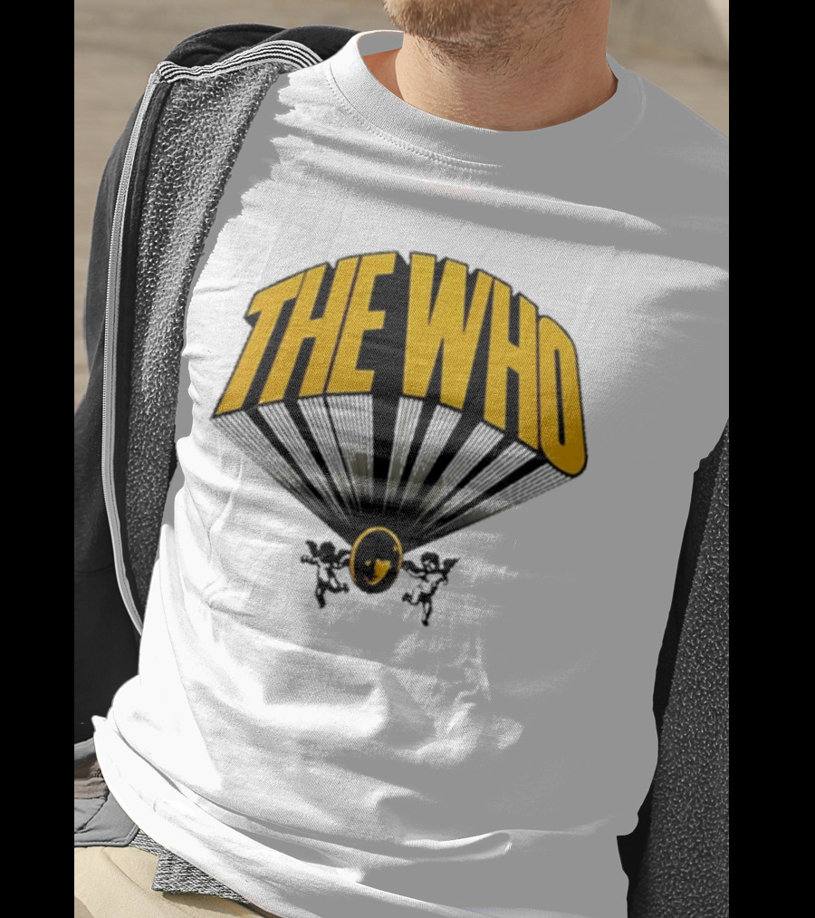 The Who Drum Skin Iconic Band Logo T-Shirt