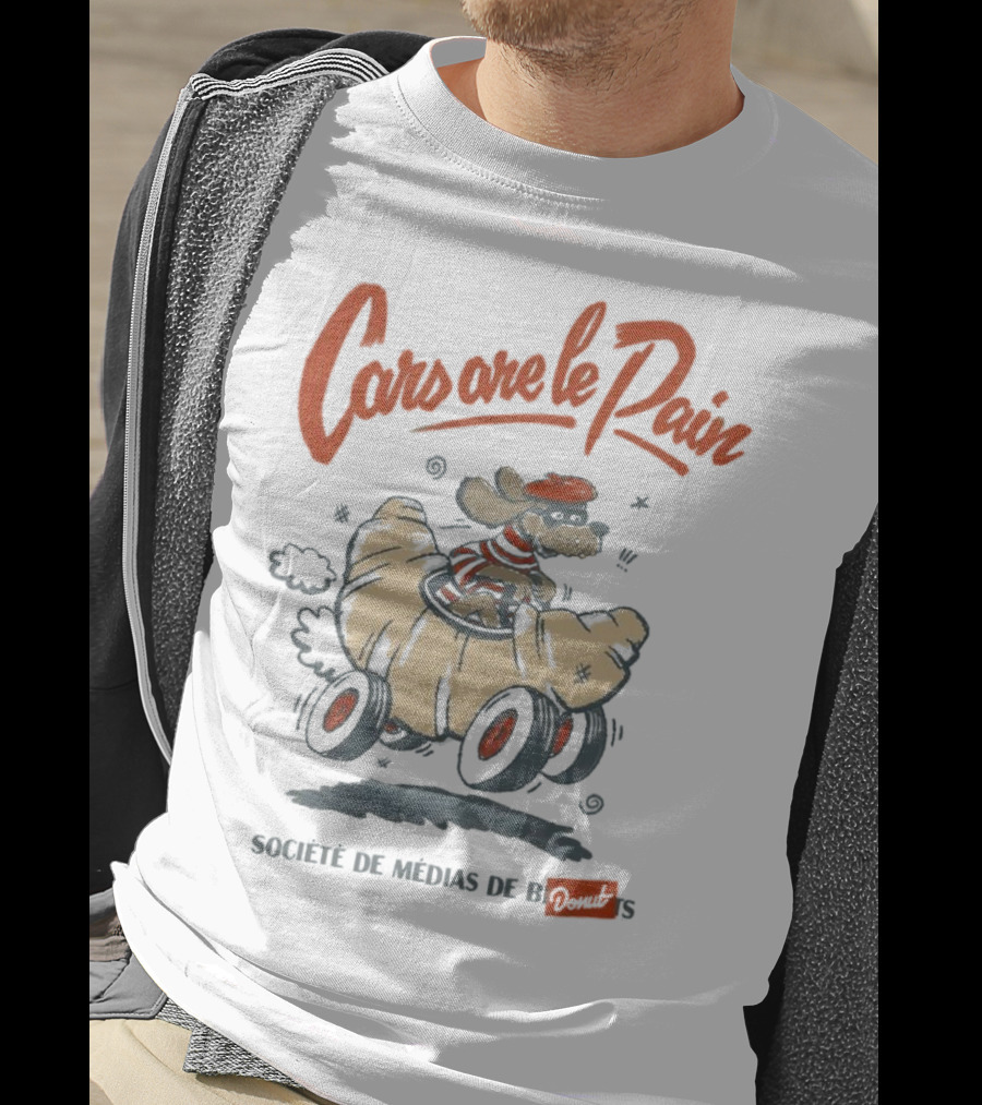 Cars Are Le Pain Société De Médias De Croissants T-Shirt