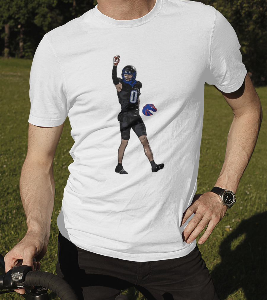 Ty Benefield Boise State Broncos Football Comic Character T-Shirt