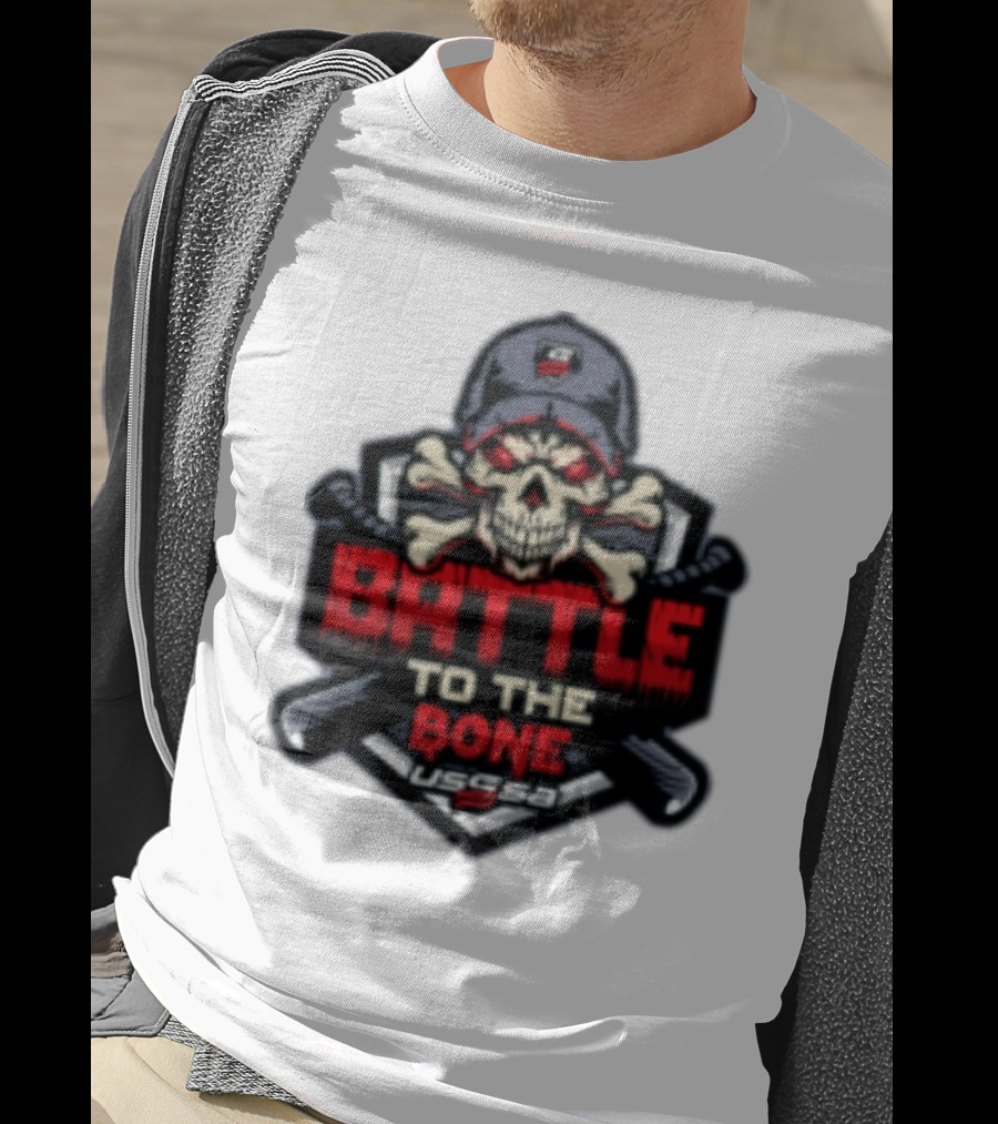 Battle To The Bone USSSA Skull And Crossbones March 21-23 2025 T-Shirt