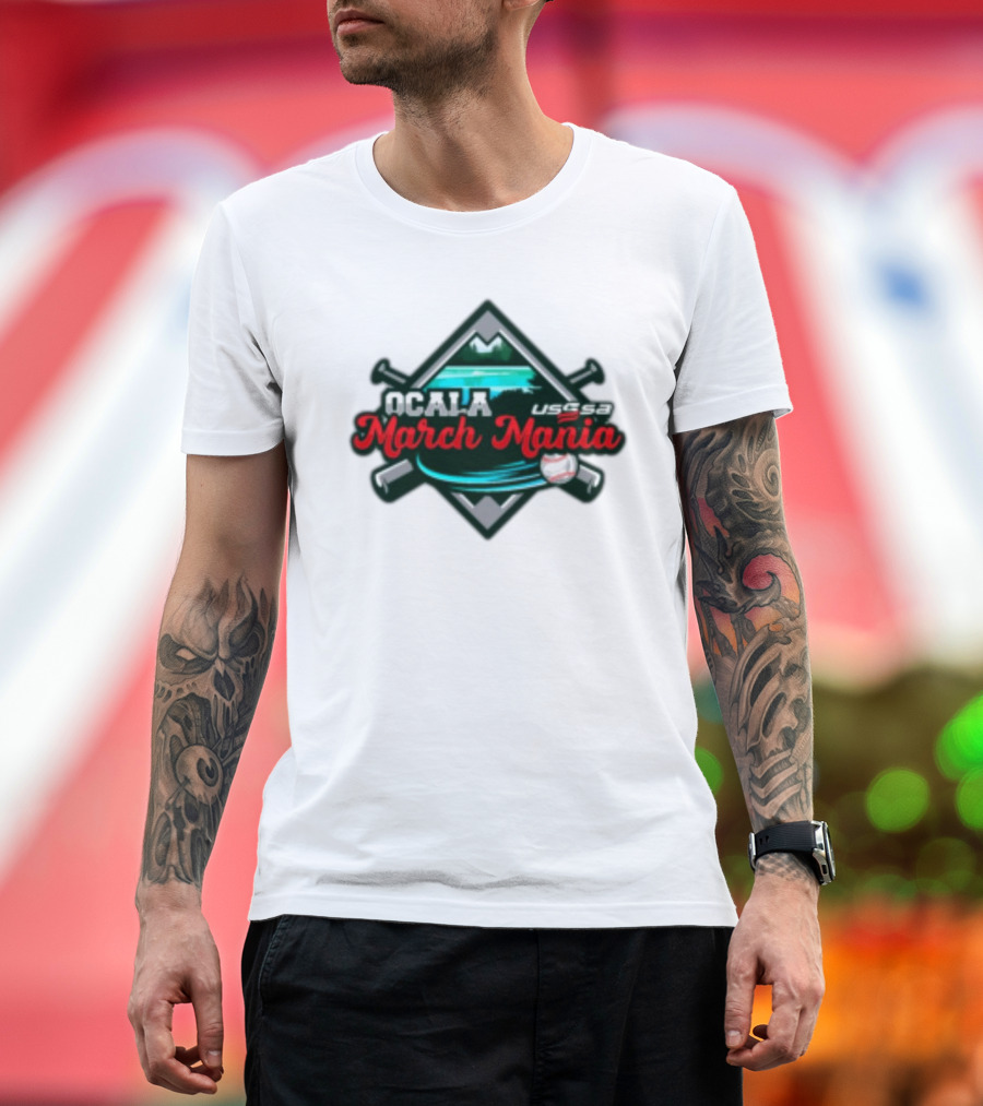 USSSA Ocala March Mania 2025 Baseball Event March 22-23 T-Shirt
