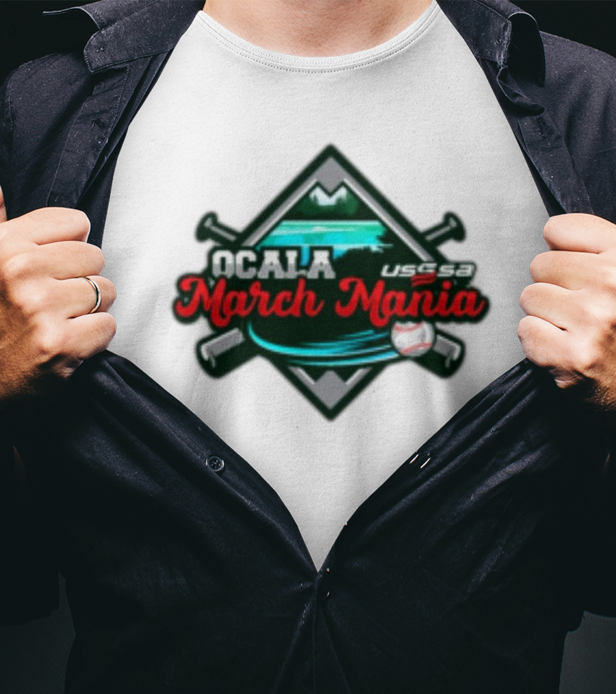 USSSA Ocala March Mania 2025 Baseball Event March 22-23 T-Shirt