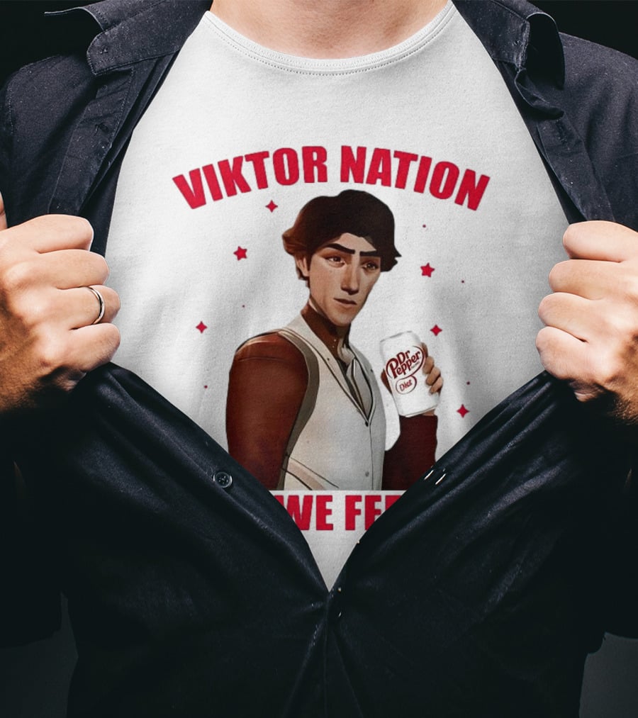 Viktor Nation How We Feeling Dr Pepper Diet Can Illustration T-Shirt