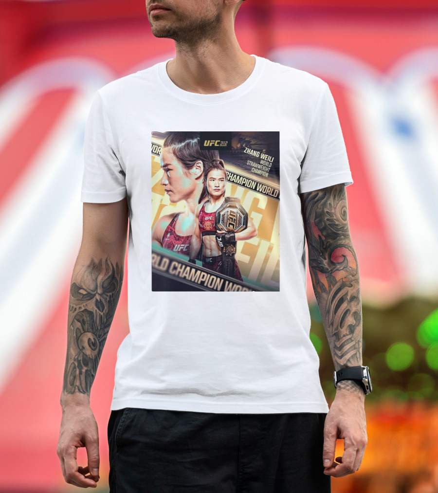 UFC 312 Zhang Weili World Strawweight Champion T-Shirt