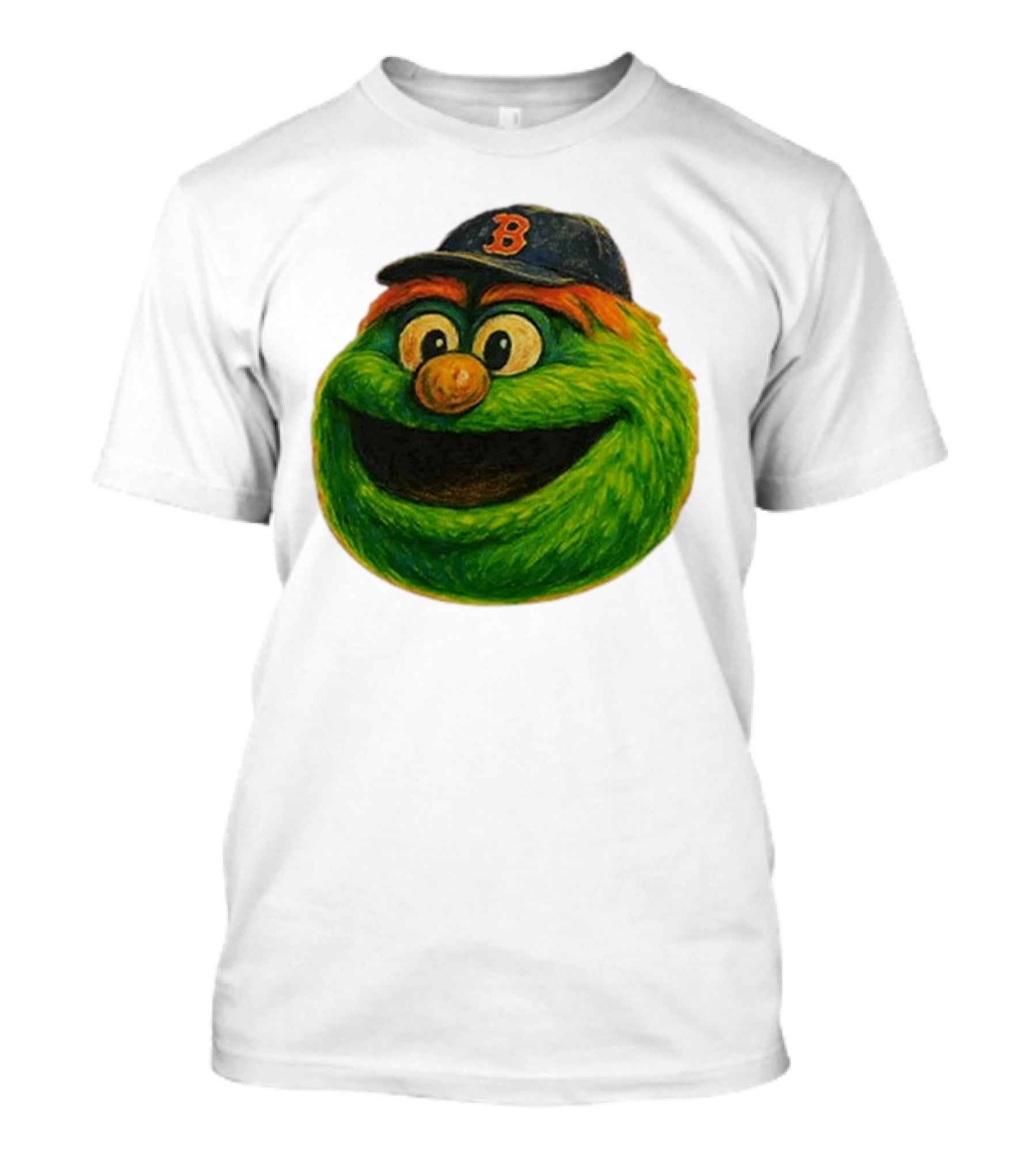 Wally The Green Monster Boston Red Sox Iconic Logo T-Shirt
