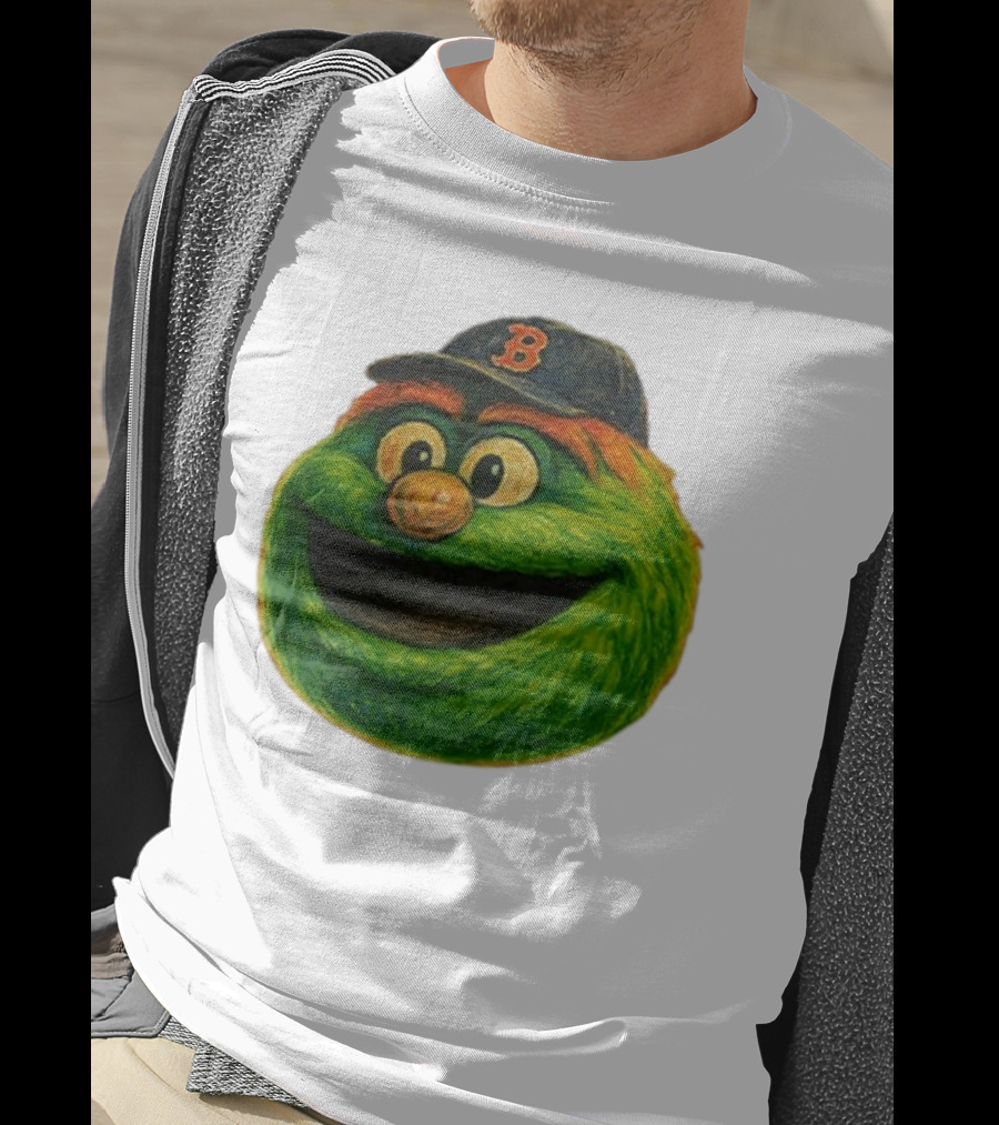 Wally The Green Monster Boston Red Sox Iconic Logo T-Shirt