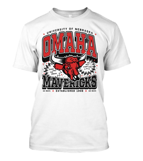 University Of Nebraska Omaha Mavericks Go Mavs Established 1908 T-Shirt