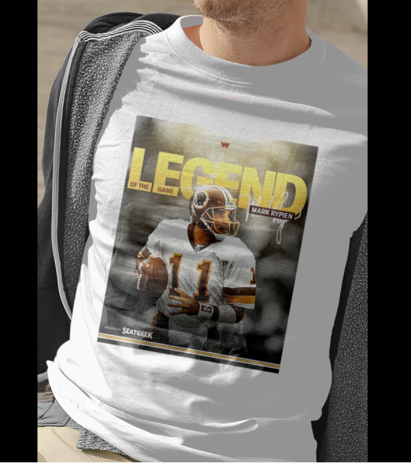 Washington Commanders Legend Of The Game Mark Rypien 12.22.2024 SeatGeek T-Shirt