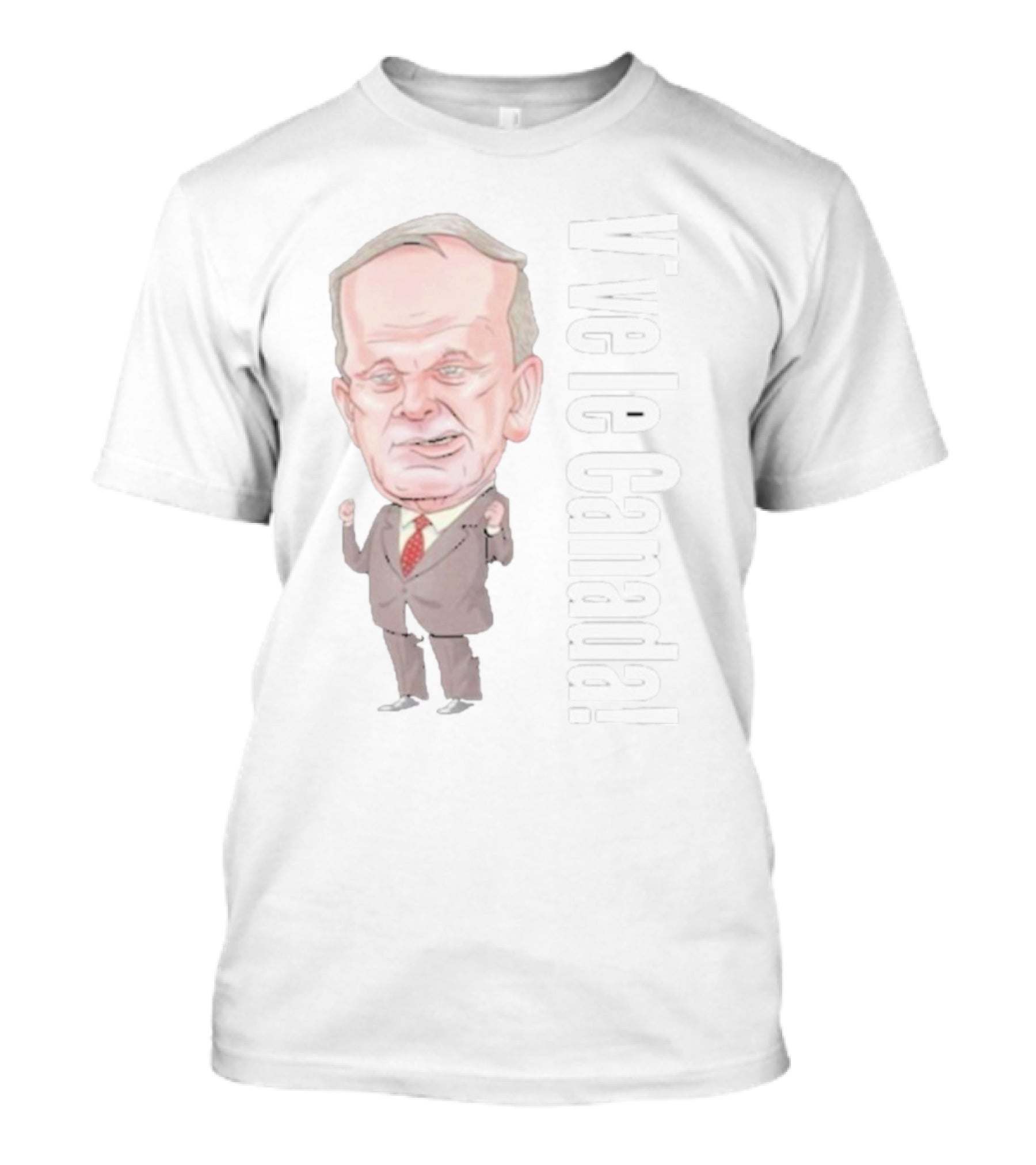 Vive Le Canada Premium Jean Chretien Caricature T-Shirt