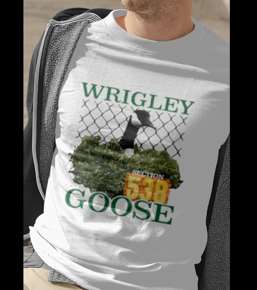Wrigley Goose Section 538 Chicago Cubs Stadium Fan Apparel T-Shirt