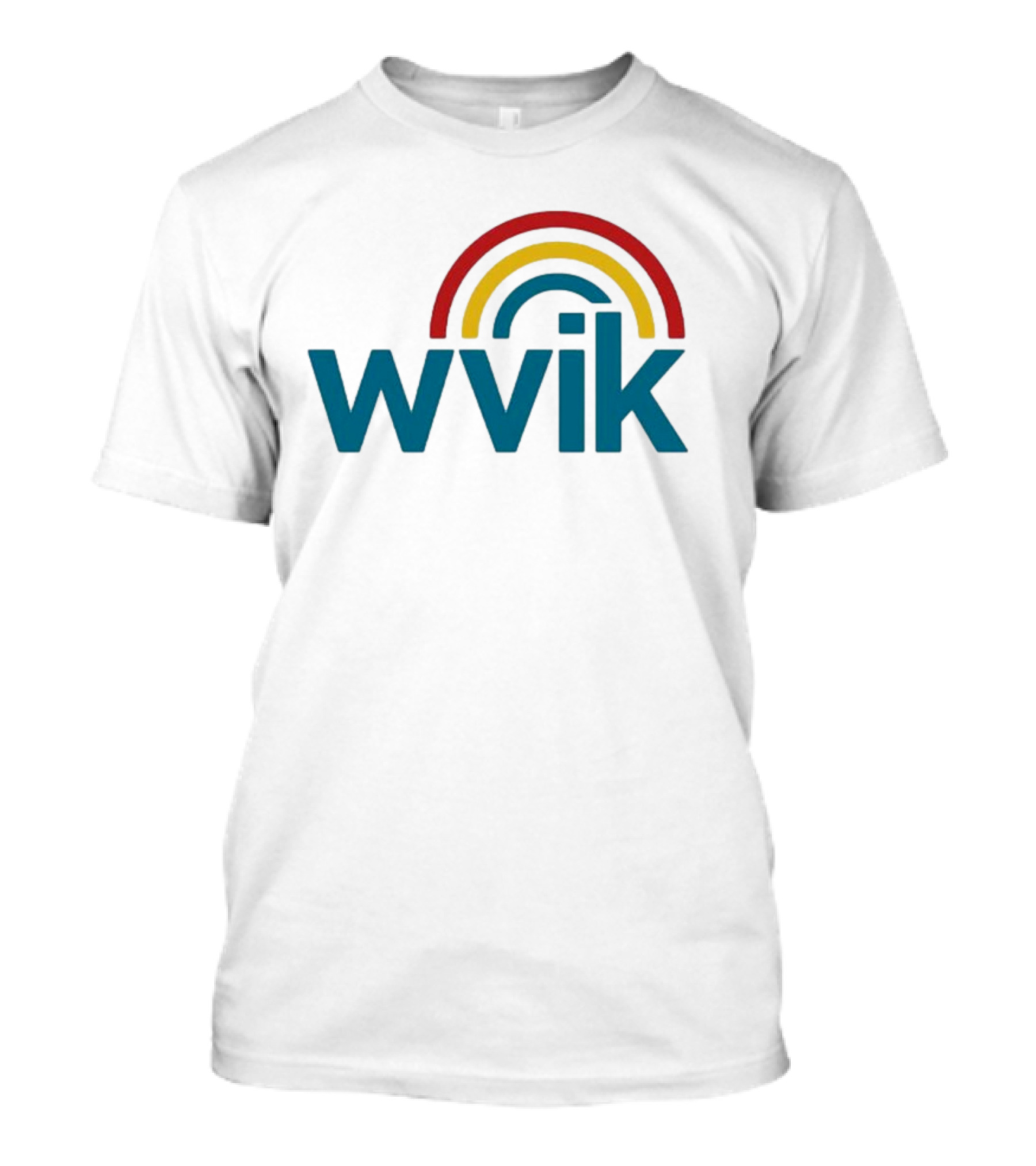 WVIK Rainbow Vintage Retro Style T-Shirt