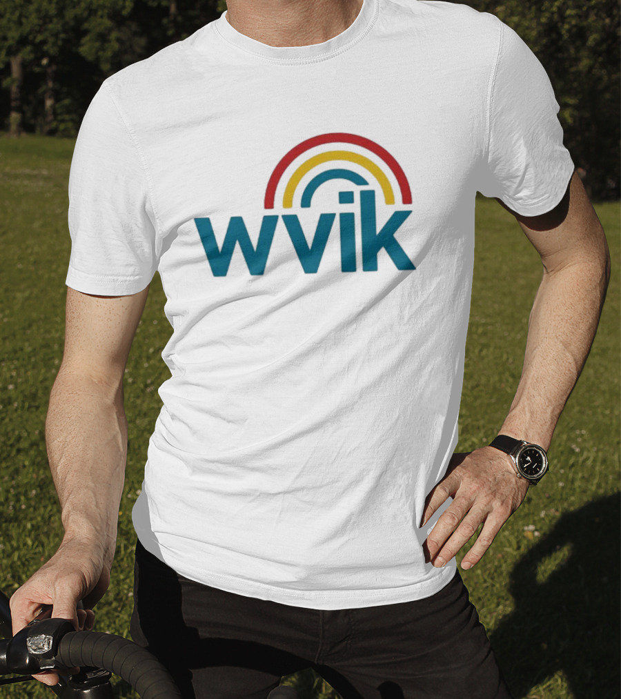 WVIK Rainbow Vintage Retro Style T-Shirt