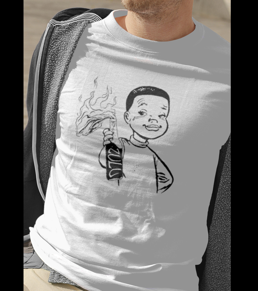 Zulu One Way Or Another Molotov Character Drawing T-Shirt